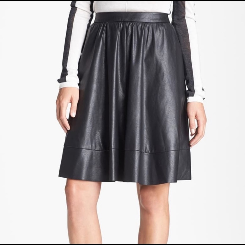 Search For Sanity Vegan Leather Skirt size 0